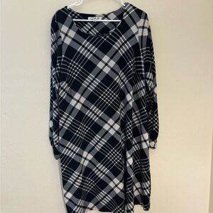 Plaid Tunic